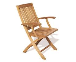 Bali Fold Up Garden Chair With Arms