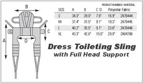 Invacare Dress Toileting Lift Sling High Poly