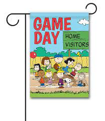 Buy Peanuts Game Day Garden Flag