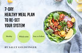 7 day healthy meal plan to re set your