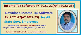 seshadri income tax software fy 2022 23
