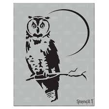 Stencil1 Owl Stencil S1 01 56 The