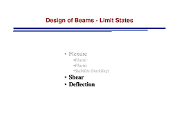 ppt design of beams limit states