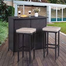 outdoor wicker bar furniture rattan