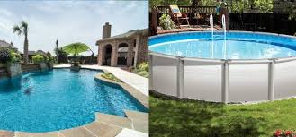 Firstly, make your decision about where to locate the pool and install a metal frame of the swimming pool on the site you chose. Inground Pools Vs Above Ground Pools Foley Pools