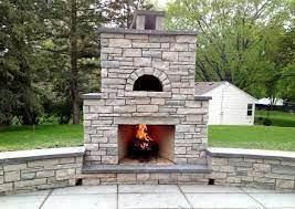 English Stone Diy Outdoor Fireplace
