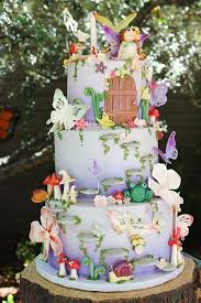 Fairyland Theme Birthday Cake