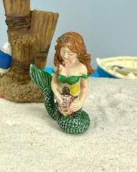 Mermaid And Turtle Miniature Fairy