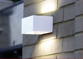 Eco Light Gemini 1891s Wh Led Outdoor Wall Light 9 W Eec