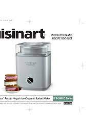 cuisinart ice 30bcfr instruction and