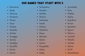 s dog names 1000 inspirational dog