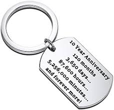 Check spelling or type a new query. Amazon Com Bekech Wedding Anniversary Keychain Happy 2rd 6th 7th Anniversary Keyring Gift Wedding Anniversary Keepsake For Him Her Anniversary Jewelry Silver 10year Clothing