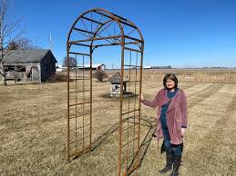 48w Sunburst Wrought Iron Arbor Gate