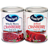 Why is jellied cranberry sauce upside down?