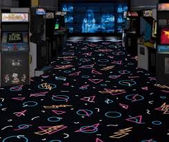 arcade rug retro rug 80s arcade rug