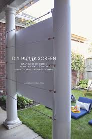 diy outdoor screen