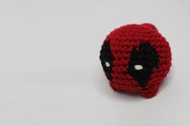 Deadpool Marvel Tsum Tsum Crochet Amigurumi Plushie Toy
