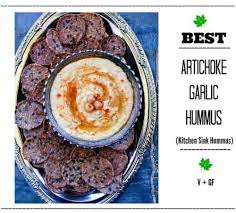 Best Artichoke Garlic Hummus Kitchen Sink Hummus