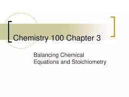 Ppt Chemistry 100 Chapter 3