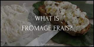 what is fromage frais a french