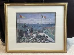 French Wall Picture Gold Framed Art