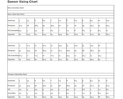 Danner Boots Size Chart Nike No Show Socks Size Chart Danner
