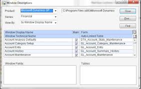 dynamics gp and finding the table