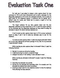 Kieran North A  Art Evaluation Document image preview
