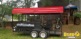 7 x 16 open covered bbq pit smoker