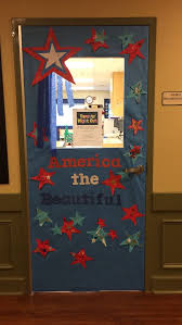 So far the only thing i can come up with is fans of the 4th of july and have a bunch of different types of fans all over the door. Bulletin Boards Vpk Preschool 4th Of July Patriotic Patriotic Classroom Door Decoration For Preschool Patriotic Classroom Theme