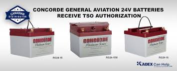 Concorde Battery Receives Tso Authorization On 24 Volt