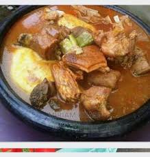 goat light soup ghana fufu in adenta