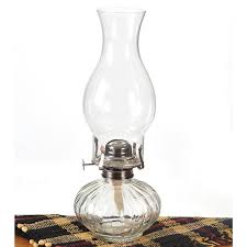 Ellipse Clear Oil Lamp Table Lamps
