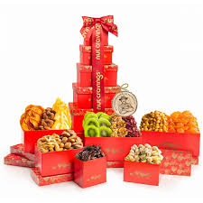dried fruit mixed nuts gift basket