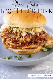 slow cooker bbq pulled pork slow