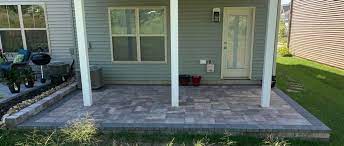 Under Deck Townhouse Paver Patio In
