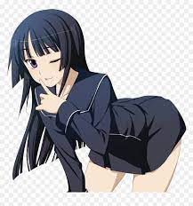 Anime School Girl Bending Over, HD Png Download - vhv