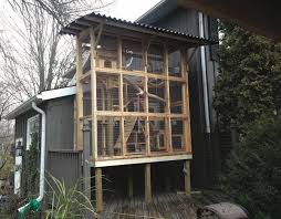 Bespoke outdoor cat run, cat enclosure, cat pen. Build A Catio An Outdoor Enclosure For Cats Canadian Woodworking Magazine