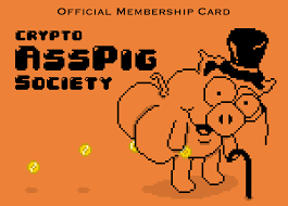 Official Membership Card Crypto AssPig Society - EVEN MORE ASS  CryptoAssPigs | OpenSea