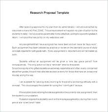 Research Proposal Example Apa Business Research Proposal Template