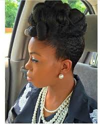 One of the additional touches which many people simply think it also looks good for those with black hair. Natural Hair Updo Pinup Natural Hair Bun Styles Natural Hair Updo Natural Hair Styles