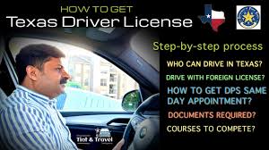 how to get texas driver license i drive