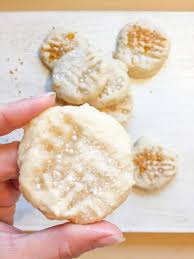 We use the maraschino cherries cut in half and pressed into the center of the cookies after flattened. Classic Vegan Melt In Your Mouth Shortbread Go Vegan With Megan