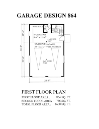 garage plans home design 864