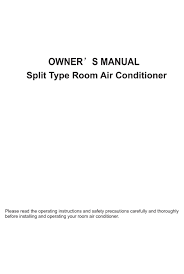 midea split type room air conditioner