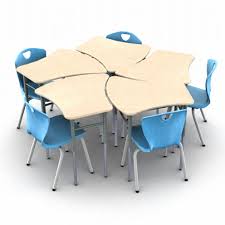 Create half circles of student desks with no gaps so all students are facing. Scholar Craft Kaleidoscope Vertebrae Student Desk 2thrive Chair Package Pgkxxdsk Collaborative Desks Worthington Direct