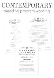 How To Word Your Wedding Programs Invitations By Dawn