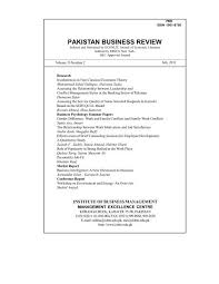 stan business review insute of