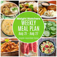 weight watchers meal plan august 21