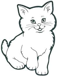 Download now coloring pages siamese cats to study in de. Cat Scenery Drawing For Kids Novocom Top